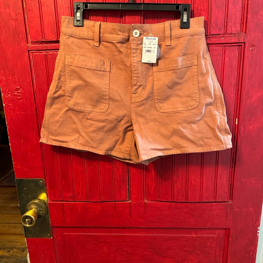 Madewell Women's Dried Rose Emmett Cargo Shorts